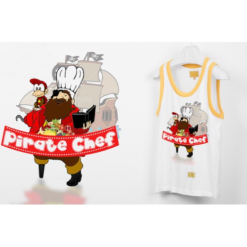 Pirate chef shirt