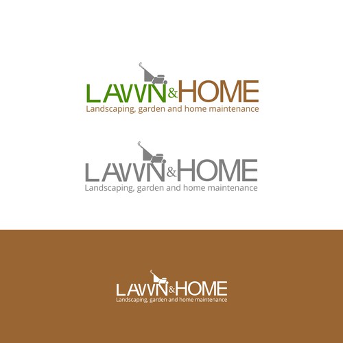 Logo design for landscaping, garden and home maintenance company.