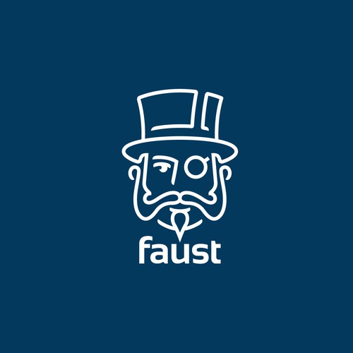 Simple, abstract logo for Faust App