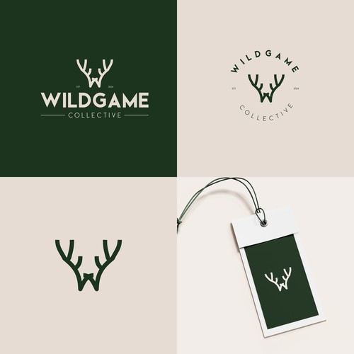 Iconic and bold Logo For Wildgame Collective