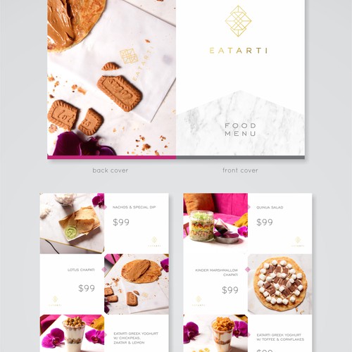 Eatarti Food Menu Design