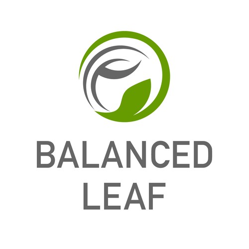 Balanced Leaf Logo Concept