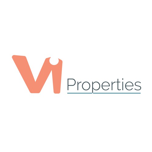 Bold logo concept for VI properties