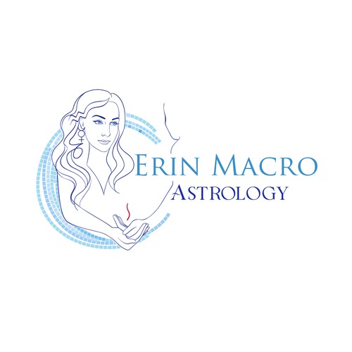 Astrology Business Logo with a classical Greek Style