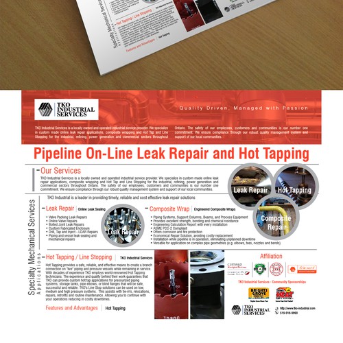 Print Ad required for Industrial Contractor
