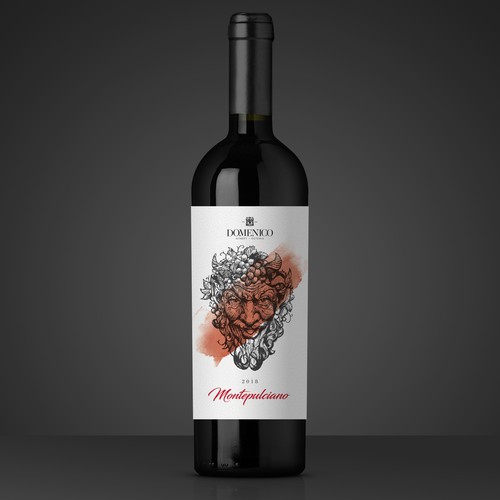 Domenico - Montepulciano - Wine Label