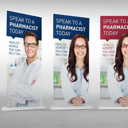 Retractable banner: Consumer medicine