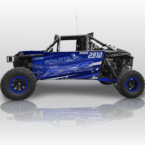 Sparta Racing wrap design