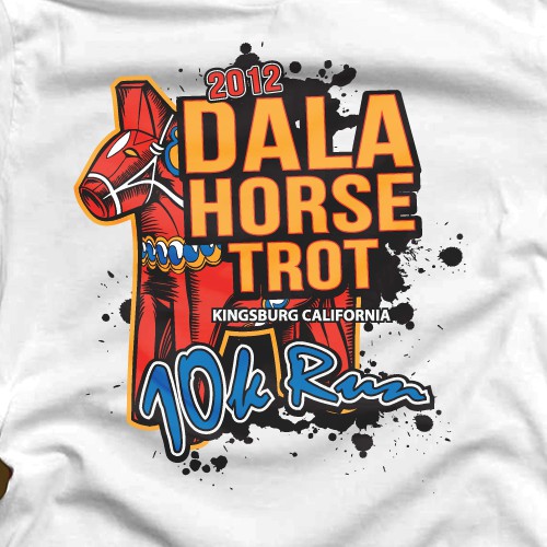 2012 Dala Horse Trot 10k needs a new t-shirt design