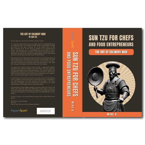 BOOK COVER FOR SUN TZU FOR CHEFS