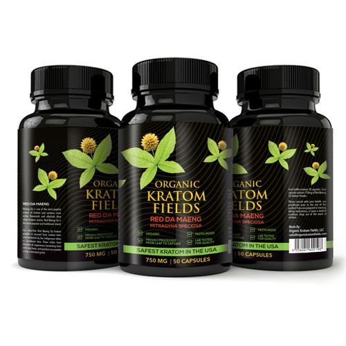 Label Design for Organic Kratom Fields
