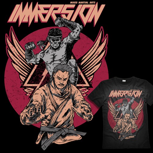 IMMERSION, MMA T-shirt Design