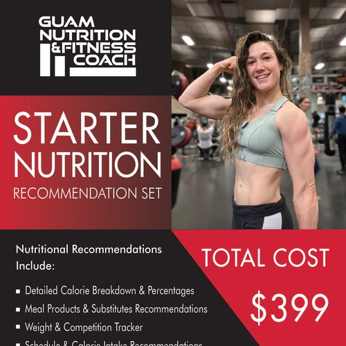 Flyer nutrition and fitness