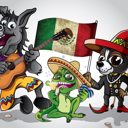 New illustration wanted for 3 Amigos / Manana... Free Margaritas !