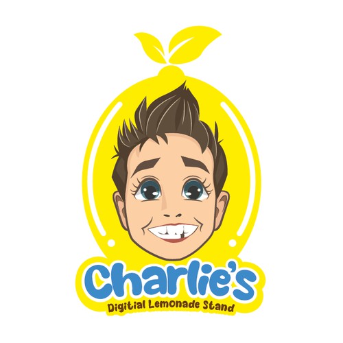 A cute logo design for a lemonade powder business online.