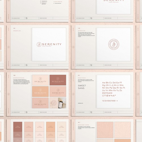 Serenity Brand Guidlines Design