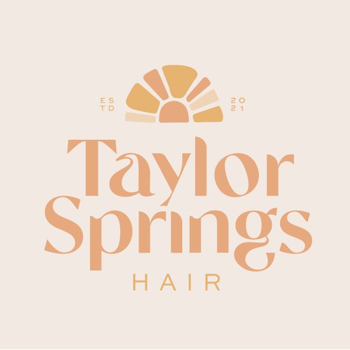 Joyful logo for a hair stylist