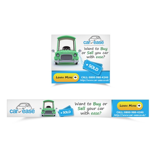 Create a friendly, interesting banner ad for our new business - car-ease!