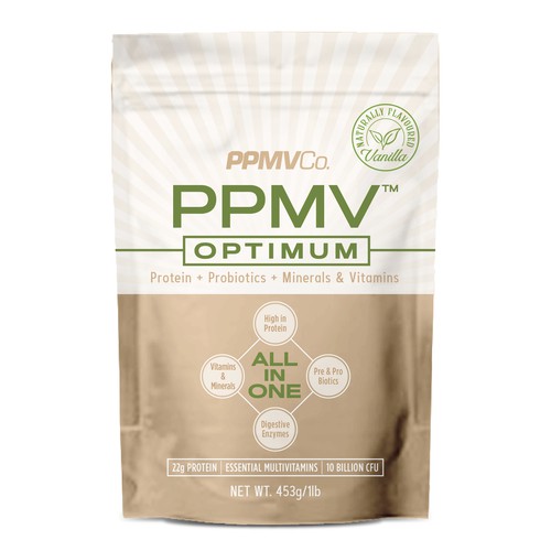 Protein powder package design 