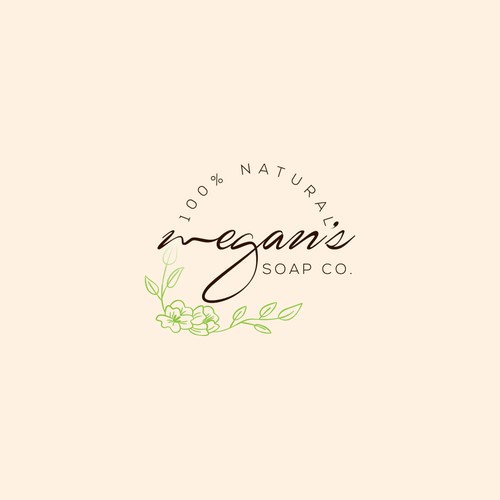 Logo concept for megans soap co.