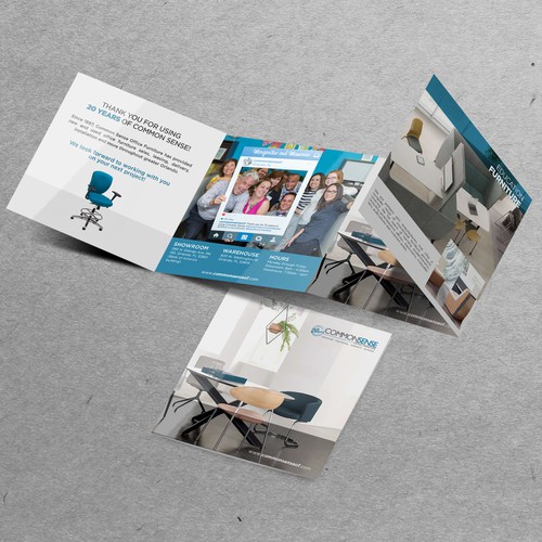 Common Sense Office Furniture (Brochure design)