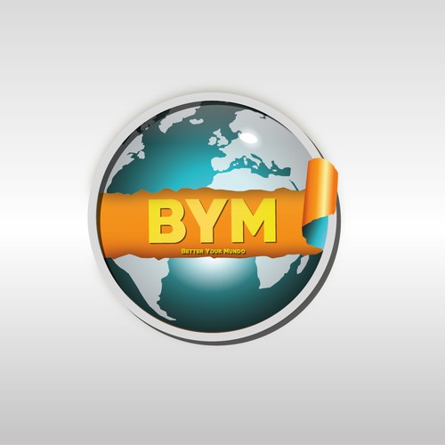 Logo for "BYM" a WORLD WIDE TV SHOW about helping people!