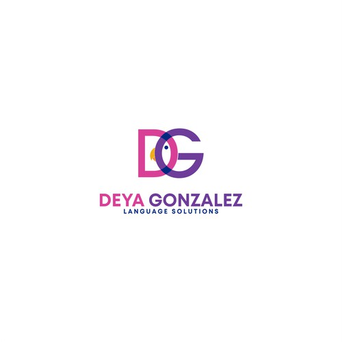 Design for language consulting company; modern design