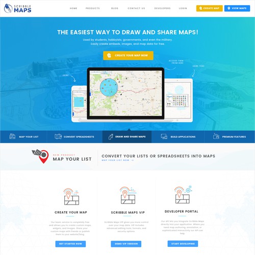 Web Mapping Application Homepage