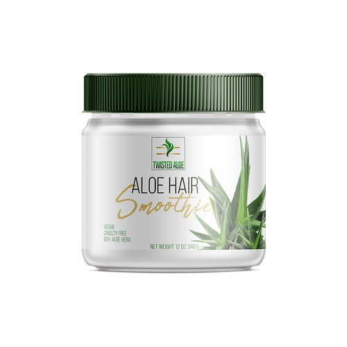 Hair Cream tub design