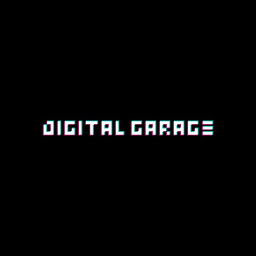 Glitch logo for Digital Garage