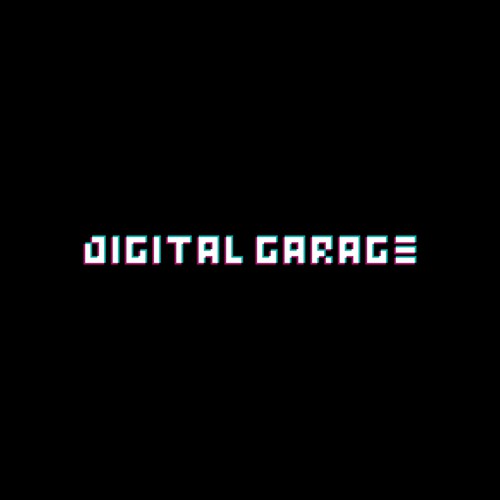 Glitch logo for Digital Garage