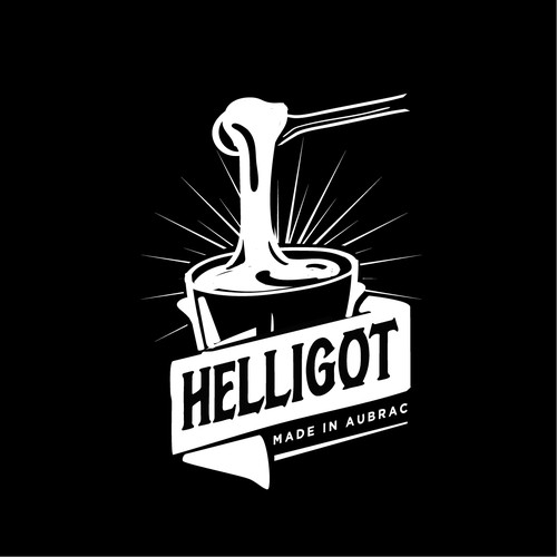 logo design for the metal festival Hellfest