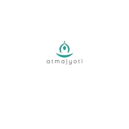 Atmajyoti Yoga Logo and Homepage