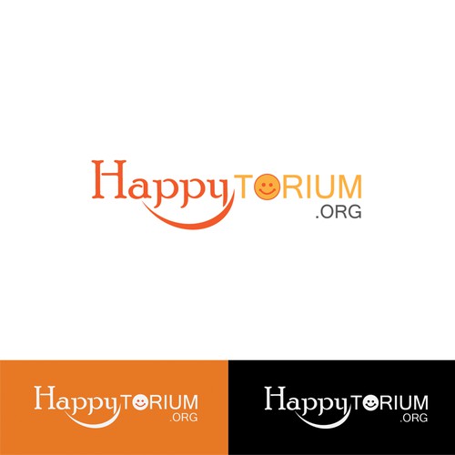Happy logo with smily