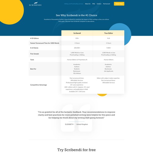 E-Commerce Landing Page