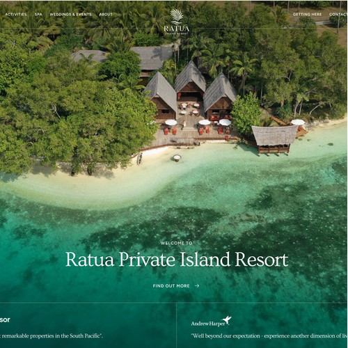 Hotel Landing Page