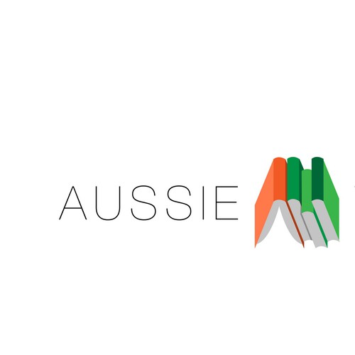 Aussie Writers- Fresh logo for an Australian company promoting emerging writers