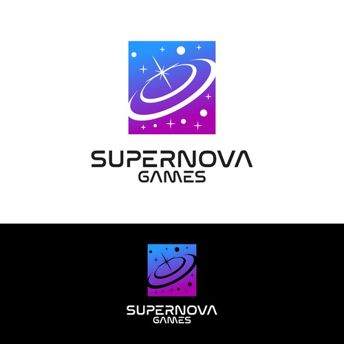 Supernova Games Logo Concept