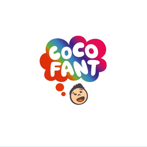 Logo for personalized books for children startup