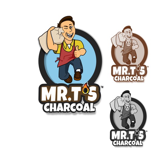Logo Design for Mr T's charcoal
