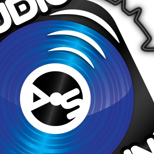 Create an eye grabbing logo to represent the next leading music collaboration network, AudioSpawn