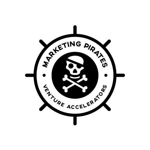 Create a disruptive logo for a new marketing consultancy company: Marketing Pirates