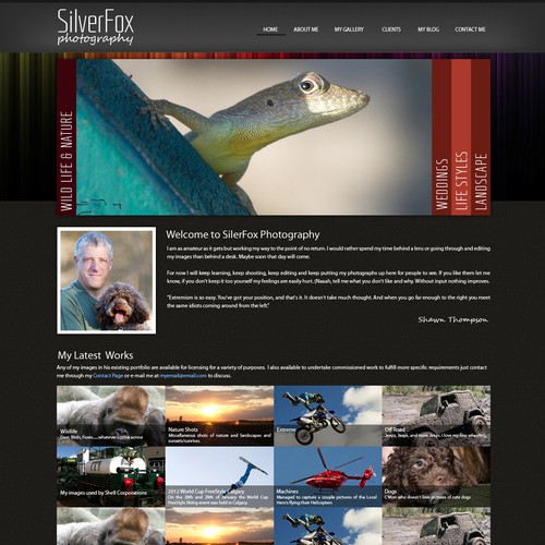 New website design wanted for SilverFox Photography