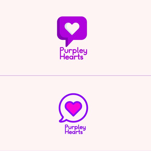 Purpley Hearts Logo
