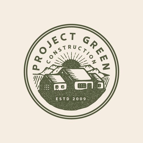 Vintage Project Green logo 🌄