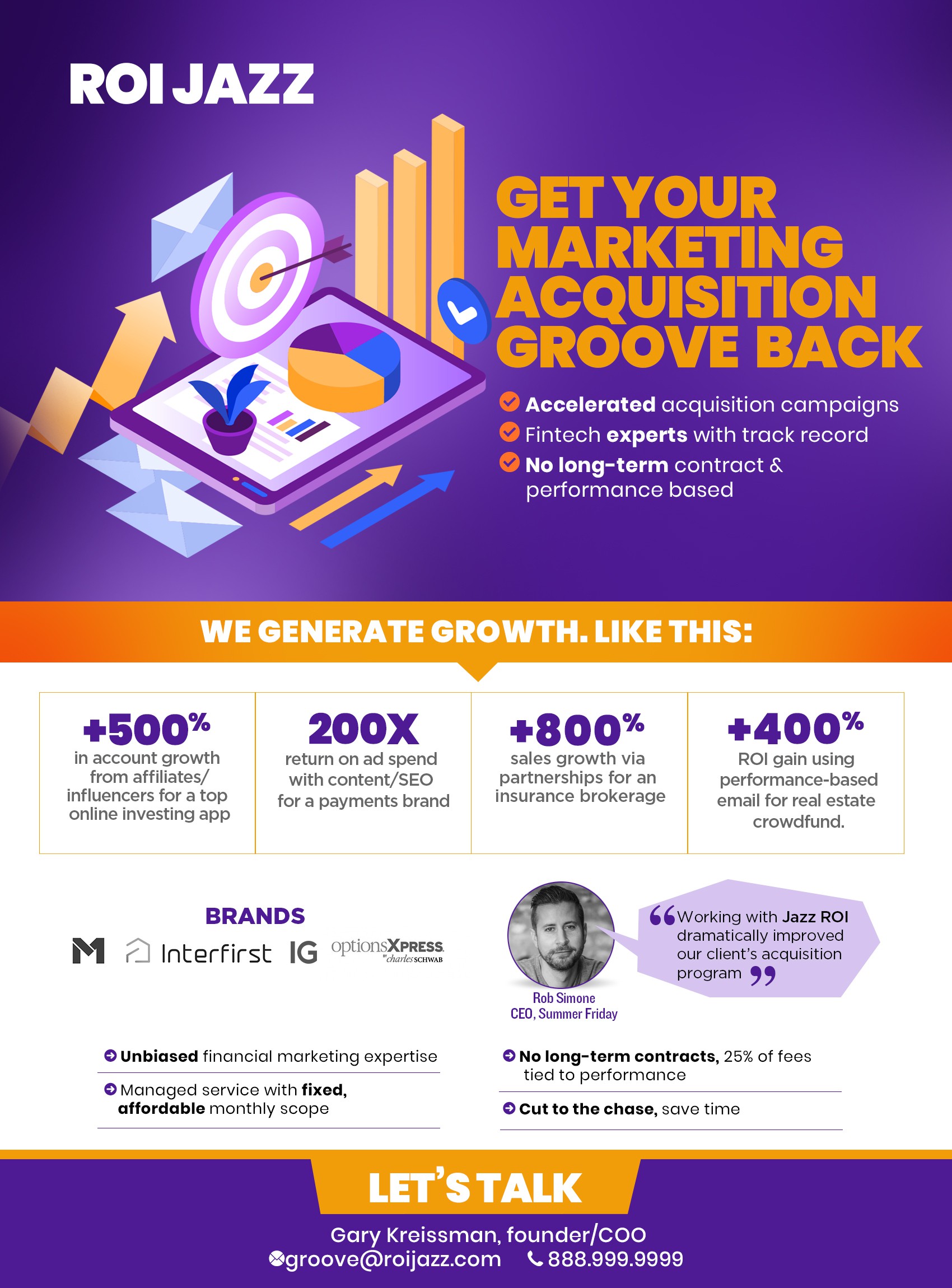 Design a PDF sales flyer that will blow people away