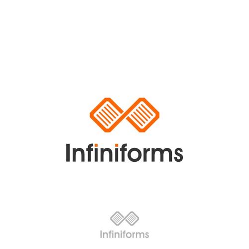 Create a distinctive logo for Infiniforms