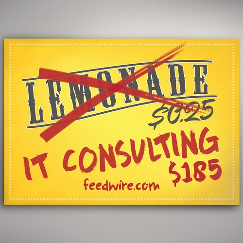 IT Consulting company poster design
