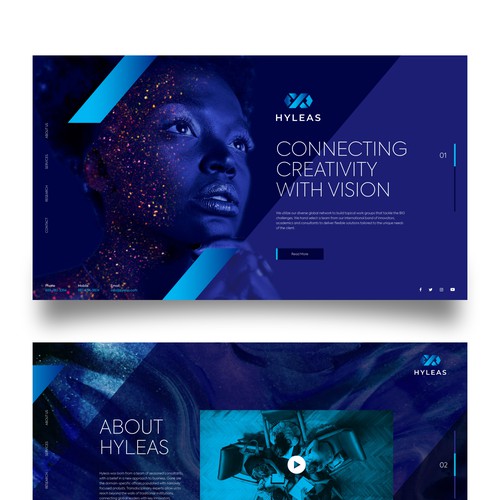 Beautiful Wordpress theme design needed for new technology brand
