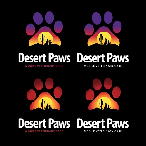 Desert paws logo winner